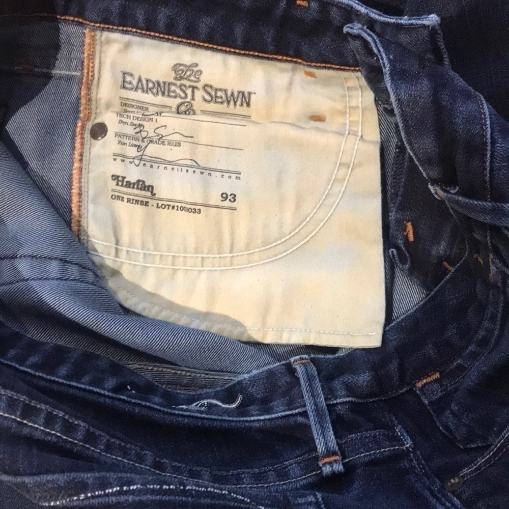 EARNEST SEWN CIGARETTE JEANS - Picture 7 of 8